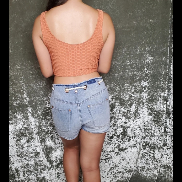 Diesel Denim Shorts With Rope Belt - Picture 11 of 11